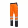 Pantalon hv charter orange-bleu Payper