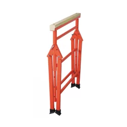Tréteau métal hauteur réglable + support bois
