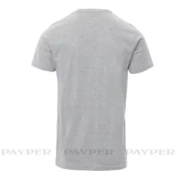 T-shirt print 100% coton gris chiné Payper