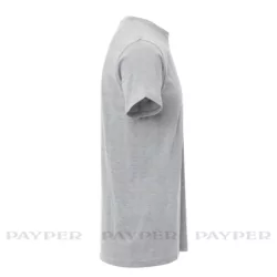 T-shirt print 100% coton gris chiné Payper