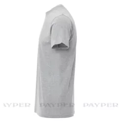 T-shirt print 100% coton gris chiné Payper