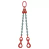 Elingue chaine reglables 2 brins cmu 2t120 long. 2m. crochet auto