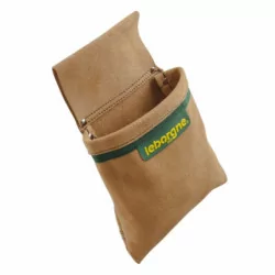 Monopoche croûte de cuir