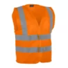 Gilet haute visibilité 100% polyester fermeture auto-agripante 4 bandes Singer