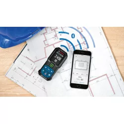 Télemètre Laser GLM50-27 CG+ BA 3.7v 1.0ah à point vert Bosch