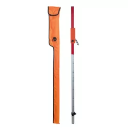 Mire flexi set avec adaptateur universel. nivelle sphérique et étui Nedo