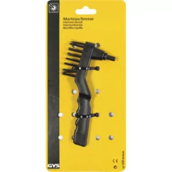 Combine marteau à brosse cartonnette