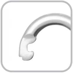 Mousqueton acier a verrouillage a vis ouverture 18mm