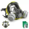 Masque respiratoire panarea twin en silicone bi-cartouches bayonnette classe 3