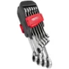 Jeu de clés mixtes à cliquet reversible gearplus(8 a 19mm) 10 pcs KS Tools