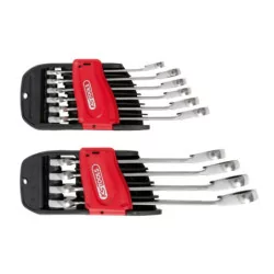 Jeu de clés mixtes à cliquet reversible gearplus(8 a 19mm) 10 pcs KS Tools