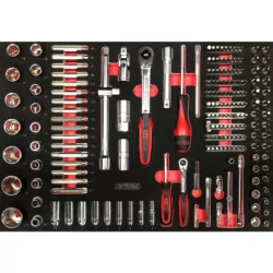 Servante racing 5 tiroirs + composition 264pcs KS Tools