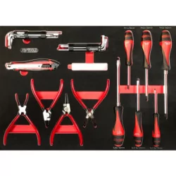 Servante racing 5 tiroirs + composition 264pcs KS Tools