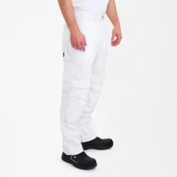 Pantalon de travail combat blanc t.50