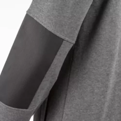 Veste mikan thermique molleton. 300g/m . chiné/noir/anis t.s