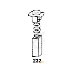 Charbons pour electroportatif hitachi jeu de 2