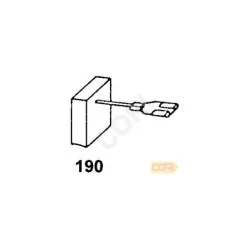 Charbons pour meuleuse d 125 1400w 9565cv Makita jeu de 2