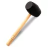 Maillet caoutchouc noir 500 gr.