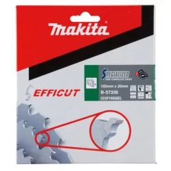 Lame carbure multi-bois efficut 165x20mm 56d Makita