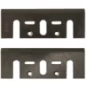 Fer de rabot acier 82x29x3 Makita/ryob/bd blist. de 2 p.