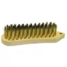 Brosse forme violon 210x170x35 fil acier lait dr