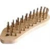 Brosse forme violon 210x170x35 fil acier droit