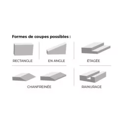 Table de decoupe fil chaud pour eps. spécialite ite Edma
