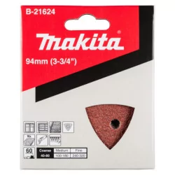 Triangle abrasif bois 60g Makita pqt de 10