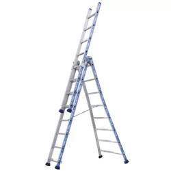 Echelle transformable 3 plans Tubesca Platinium