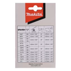 Chaine tronconneuse dol 35cm 3/8' 1.190sg pour duc353