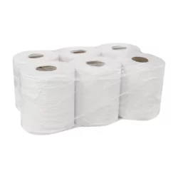 Bobine ouate blanche 19.5 x 30 cm. 450 f. lot de 6p. promo