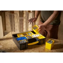 Malette rangement pro 8 compartiments amovibles 42x33x10.5 Stanley