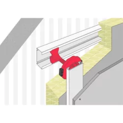 Appui intermediaire pvc 120 mm bte de 50