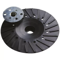 Plateau caoutchouc pour disque fibre d.125 m14