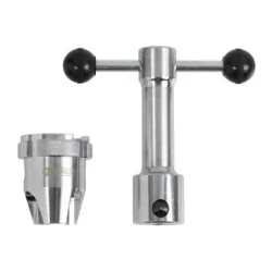 Clé à bonde chrome +adaptateur