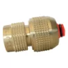 Raccord rapide pour tuyau Ø19mm bague rouge aquastop