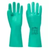 Gants Nitrile Extra Longs - Verts - Manchette courte