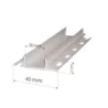 Joint creux pvc larg. 20 mm ht 10 mm long de 2.50 ml ctn