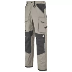 Pantalon de travail Ruler Beige/Gris Charcoal