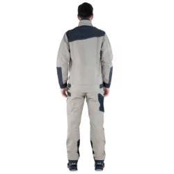 Pantalon de travail Spanner Beige / Gris Charcoal