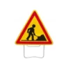 Panneau de signalisation travaux AK5 travailleur