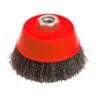Brosse conique M14 pour meuleuse fil 0.30 acier ondulé