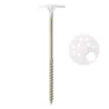 Rondelle plate plastique ø 60mm bte de 100.p