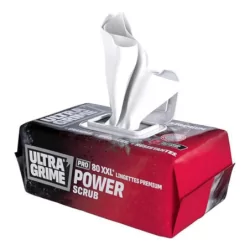 Lingettes Power Scrub packs de 80 pièces Ultragrime