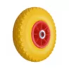 Roue increvable jaune EVO pour brouette