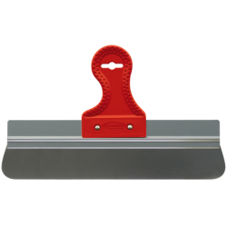 Couteau à enduire inox 60cm coins arrondis (poignée abs)