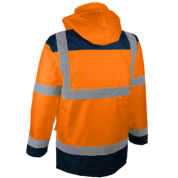 Parka 4x1 haute visibilité orange Singer
