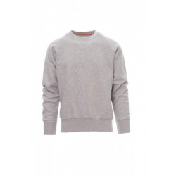 Sweat-shirt brossé mistral gris chiné Payper