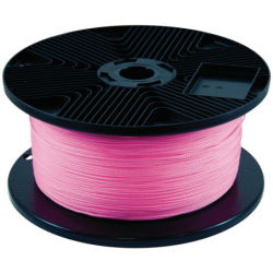 Cordeau polypro tresse fluo rose 200m fil 1.5mm