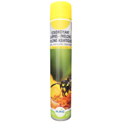 Aerosol foudroyant guêpes frelons 1000ml/750ml jet pompier 6m